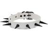 Collare a Choker Esagerato con Borchie da Donna in Ecopelle Collana Choker Punk Gotico Cosplay Accessori Gioielli di Halloween Regalo