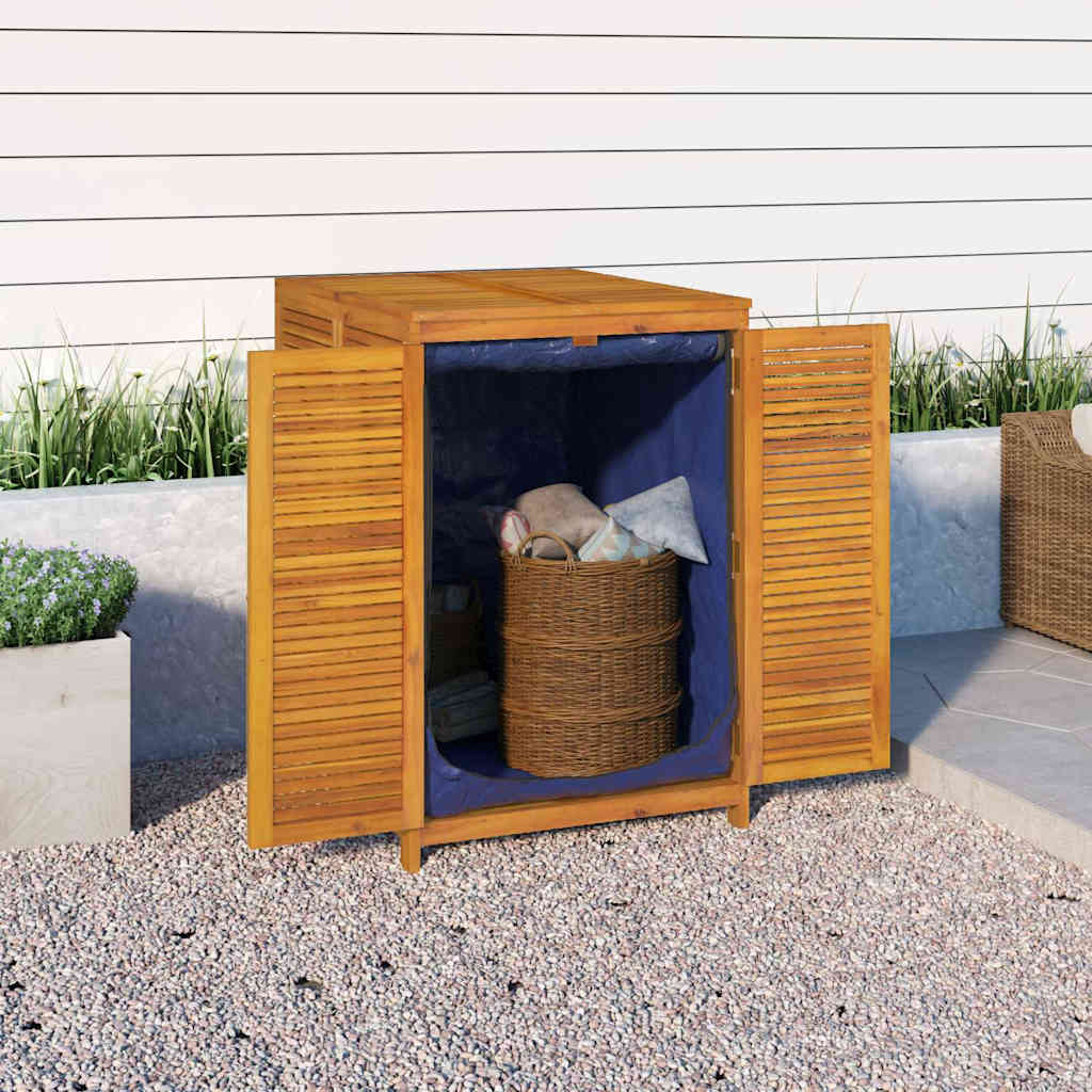 Garden Storage Box 70x87x104 Cm Solid Acacia Wood