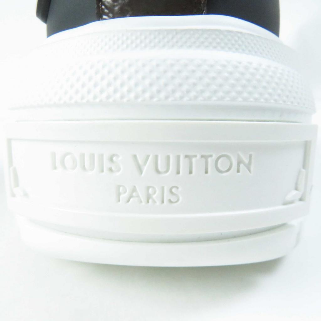 Excellent LOUIS VUITTON Boots LV Squad Line High-top Sneakers/side-gored 35 Used