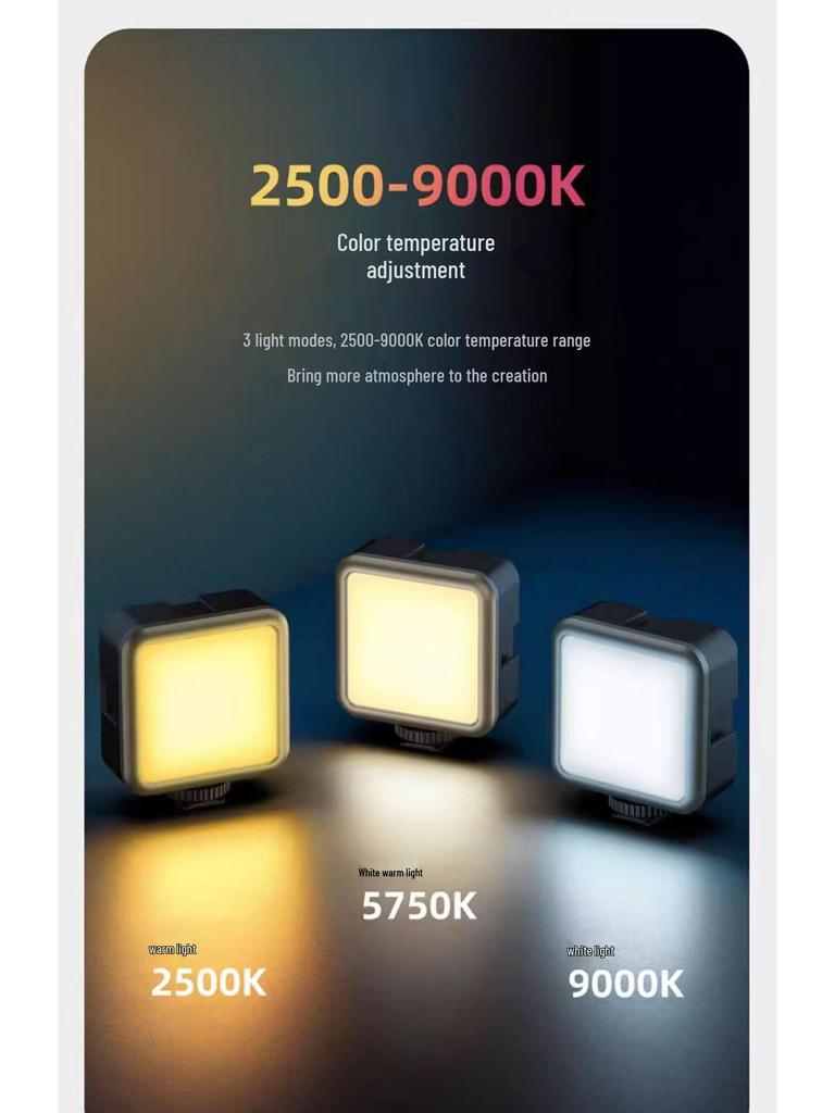 Ulanzi VL49 RGB Portable Mini Fill Light for Photography, Live Streaming, and Selfie Cameras