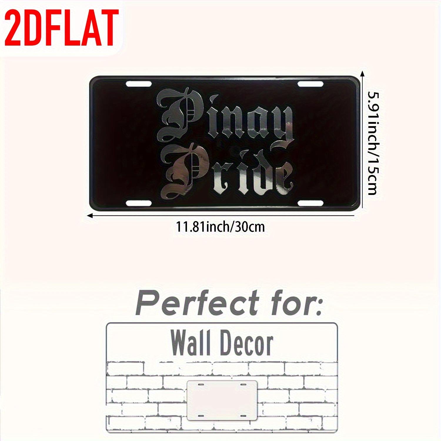

D Flat pc Vintage Limited Edition Sign Home Decoration Housewarming Gift( X inch Inches) Vintage Wall Art Nost 15x30cm(5.9x7.8inch)
