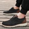 New Large Size Comfortable Men's Shoes Light Fashion Casual Sports Shoes Breathable Flying Mesh Top Loafers