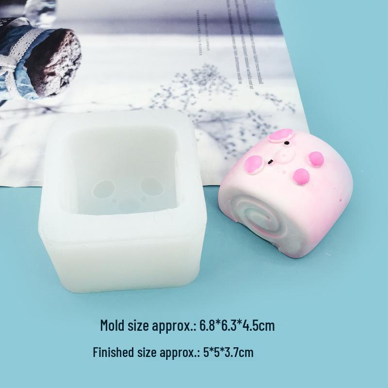 Piggy Silicone Pinching Molds for Milk Bites, Buns, Hawaiian Rolls, Cheese, and Bagels