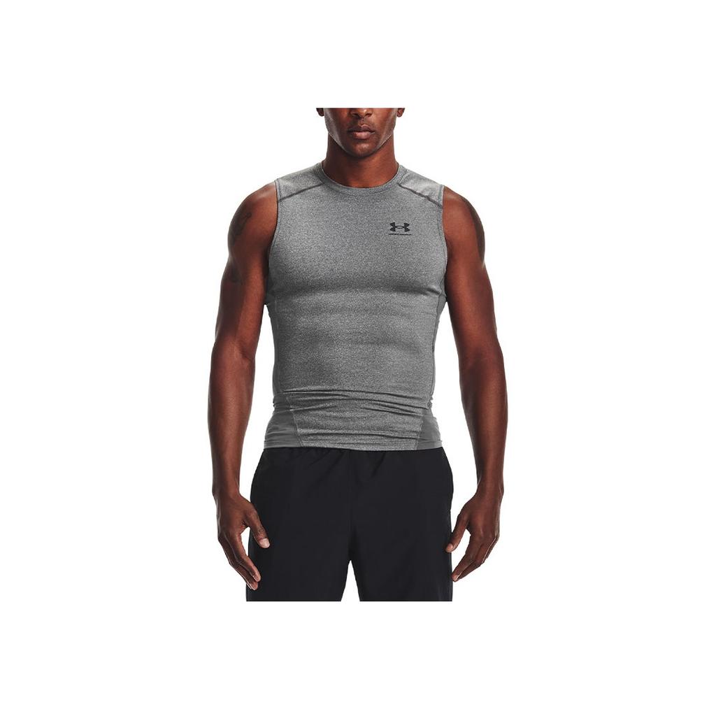 Under Armour Casual Sports Breathable Sleeveless Fitness Tank Top Men tops Gray 1361522-090