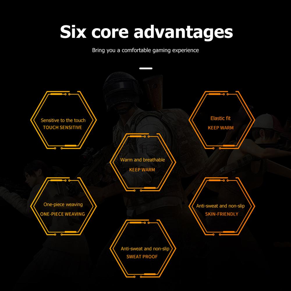 Sweat Proof Hand Cover Gaming Thumb Sleeve Gaming Finger Gloves Fingertip Gloves Game Finger Cover