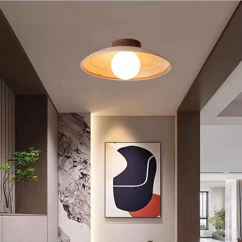Japanese Retro Wooden Pendant Light