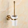 Luxury Copper Bathroom Accessories Set Vintage Wall Mounted Towel Rack Bar Toilet Paper Holder Soap Dish Robe Hook Hardware Set