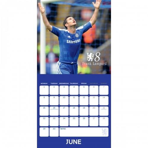 Chelsea FC 2026 Square Wall Calendar