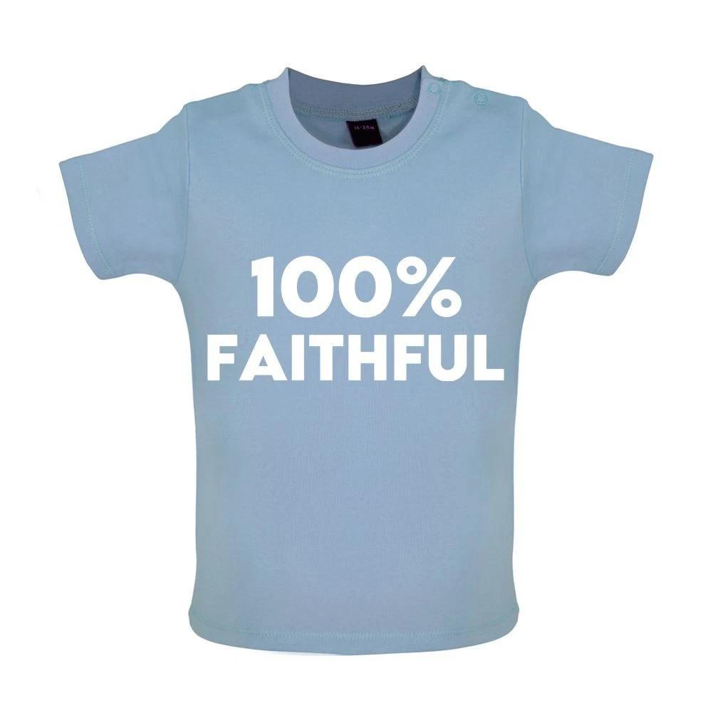 

100% Faithful - Kids Baby Kids Boys Girls Unisex T-Shirt / Bodysuit - Traitor TV Show Funny Claudia 100