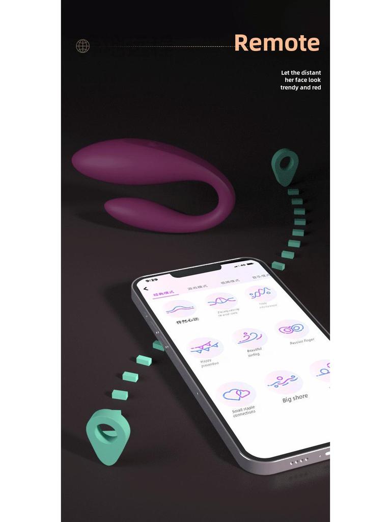 Jiyu Nositelné Multimódové Vibrační Vajíčko s Dálkovým Ovládáním pro Páry