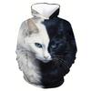 Modischer Kinder Hoodie Tiergrafiken Langarm Fuchs 3D Druck Junge Mädchen Sweatshirt Streetwear Locker Kinderkleidung Oberteil