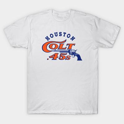 T Shirt damski nieistniejący Houston Colt 45S Baseball Harajuku drukuj Kawaii Tshirt letnia koszulka damska z krótkim rękawem Top Tee