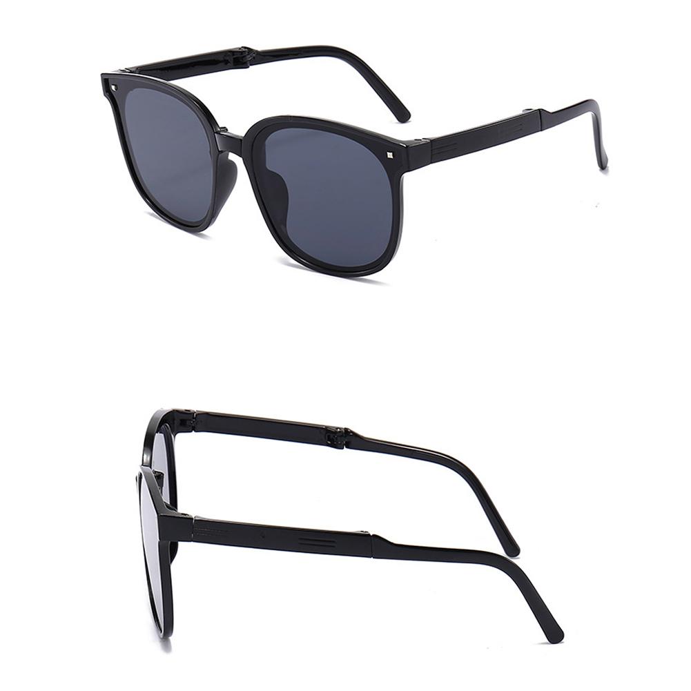 Foldable Sunglasses Summer Trendy Unisex Sunglasses Portable Design for Outdoor Travel Streetwear Accessories
