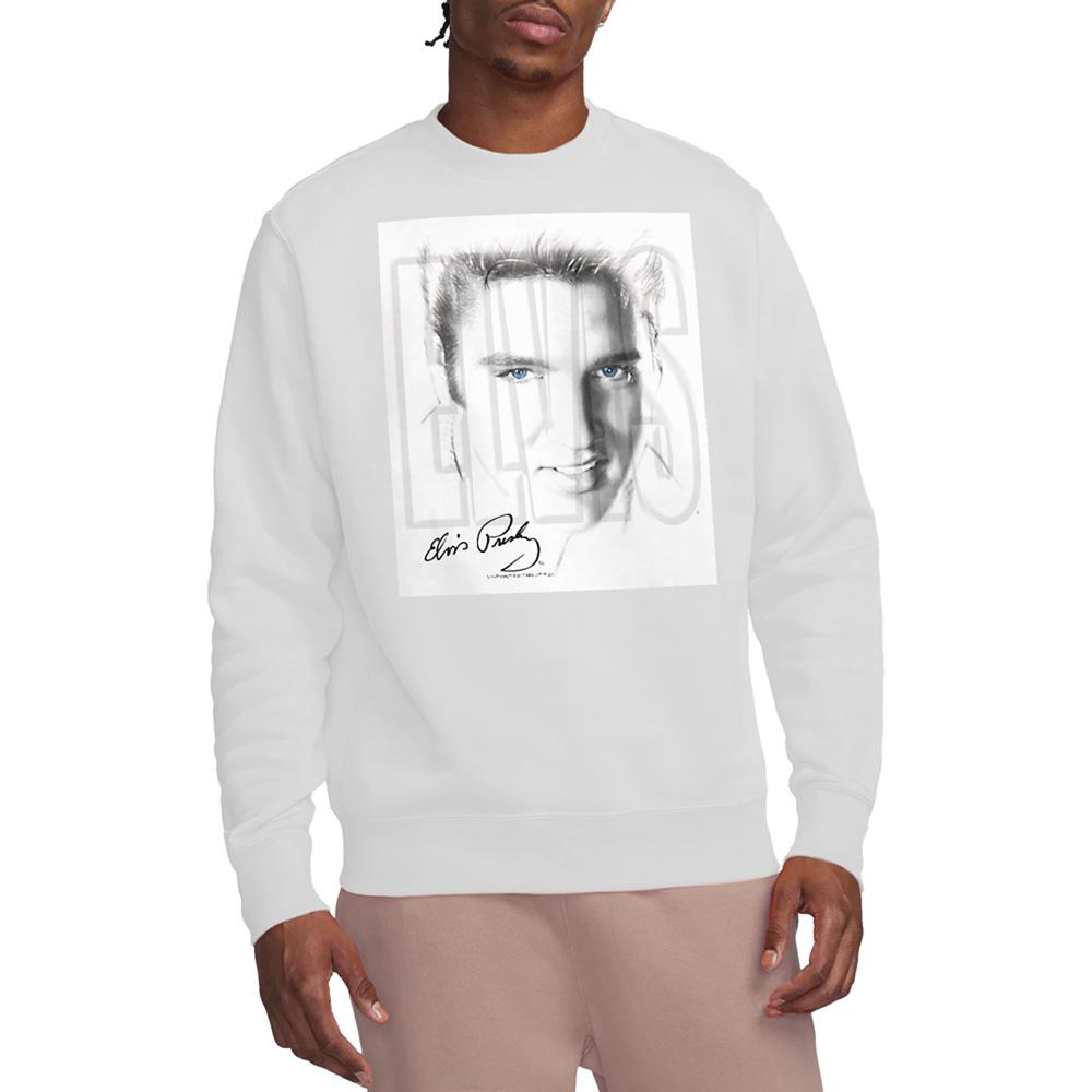 Elvis Presley Unisex Adult Blue Eyes Sweatshirt