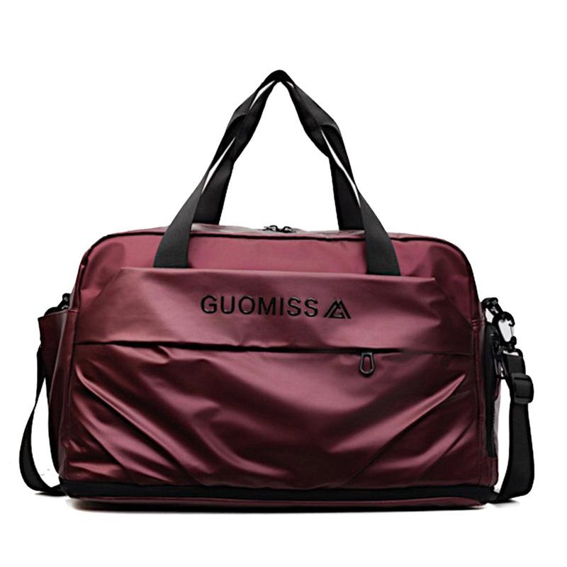Short-trip travel bag, portable waterproof gym bag, dry and wet separation swimming storage bag, large-capacity sports training bag for women