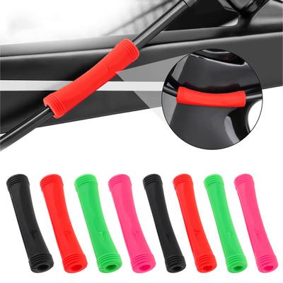 4 Stück Silikon Rahmenschutz Hochfester Rahmenschutz Fahrrad Kabelhülle Gummi für Mountainbikes Kratzschutz