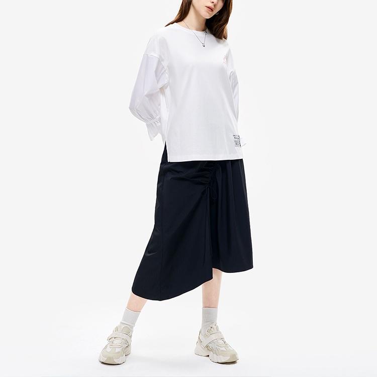 Fila X MIHARA YASUHIRO Drop Shoulder Sleeve T Shirt Women's Coconut Milk White F11W233106F-IV