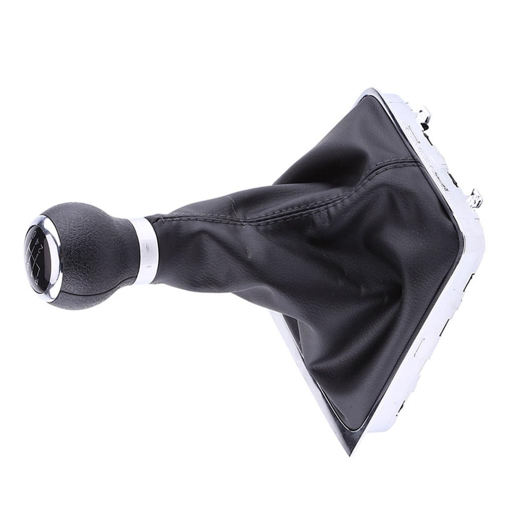 6 Speed Car Gear Shift Knob Stick Gaiter Boot Frame Kit For Passat B6 20052012