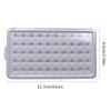 Elegant 50 Grids Diamond Storage Box Diamond Organizer Diamond Display Tray with Clear Lid Suitable for Jewelry Display