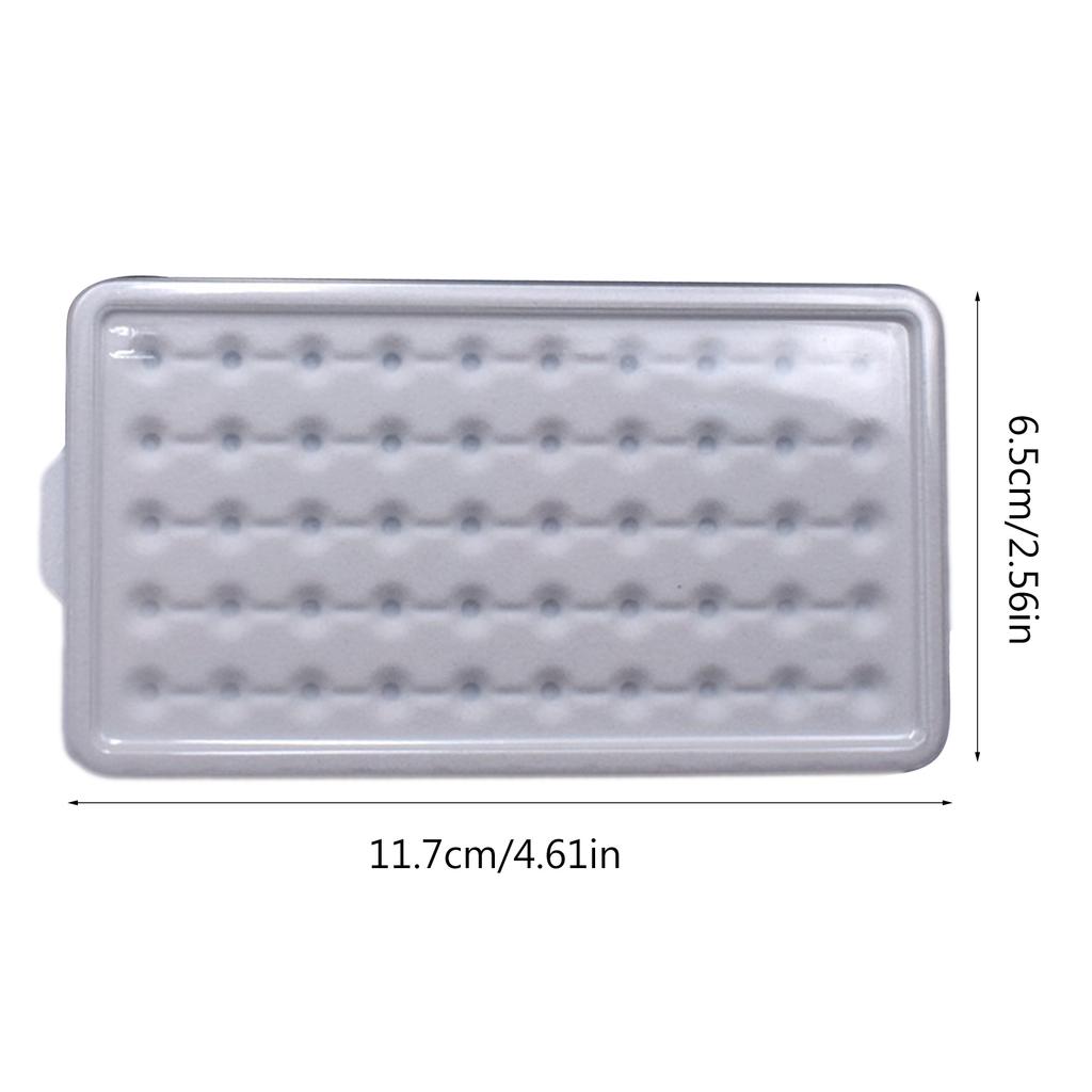 Elegant 50 Grids Diamond Storage Box Diamond Organizer Diamond Display Tray with Clear Lid Suitable for Jewelry Display