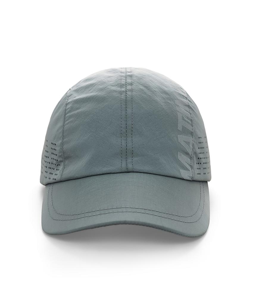 Mattengkim Mesh Logo Sporty Cap In Gray