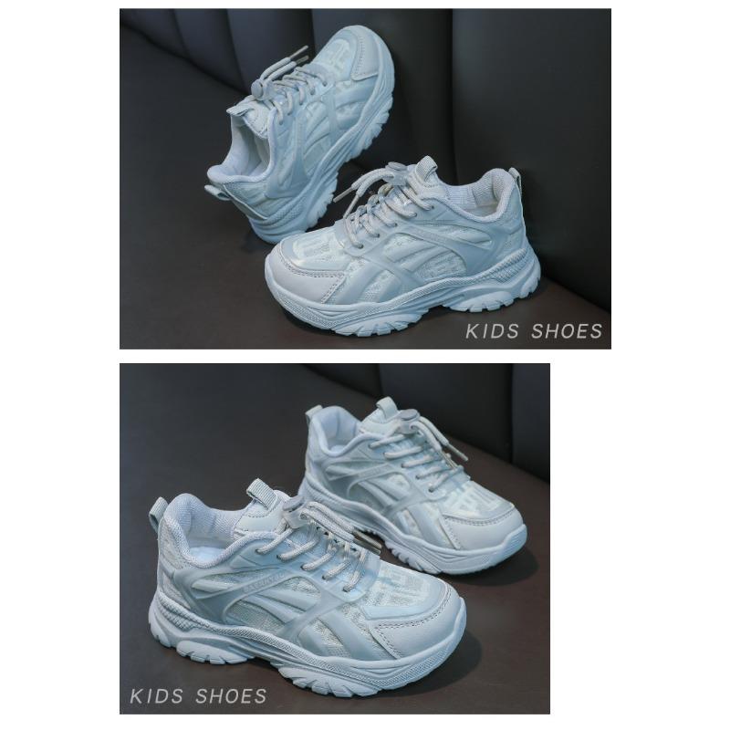 Новая универсальная детская обувь весна-осень обувь для девочек и пап сетчатая дышащая — фото 10