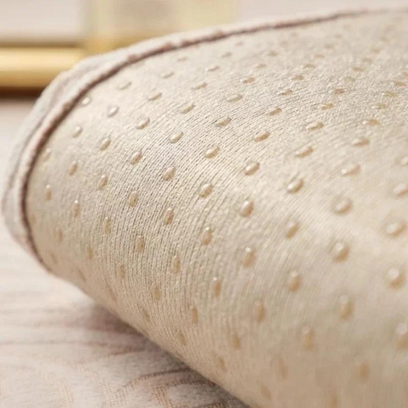 Gold Edge Sofa Cover Thicken I Shape Slipcover Seat Sofa Towel Dust Cover Couches for Living Room Decor Chair Mat 3 Seater