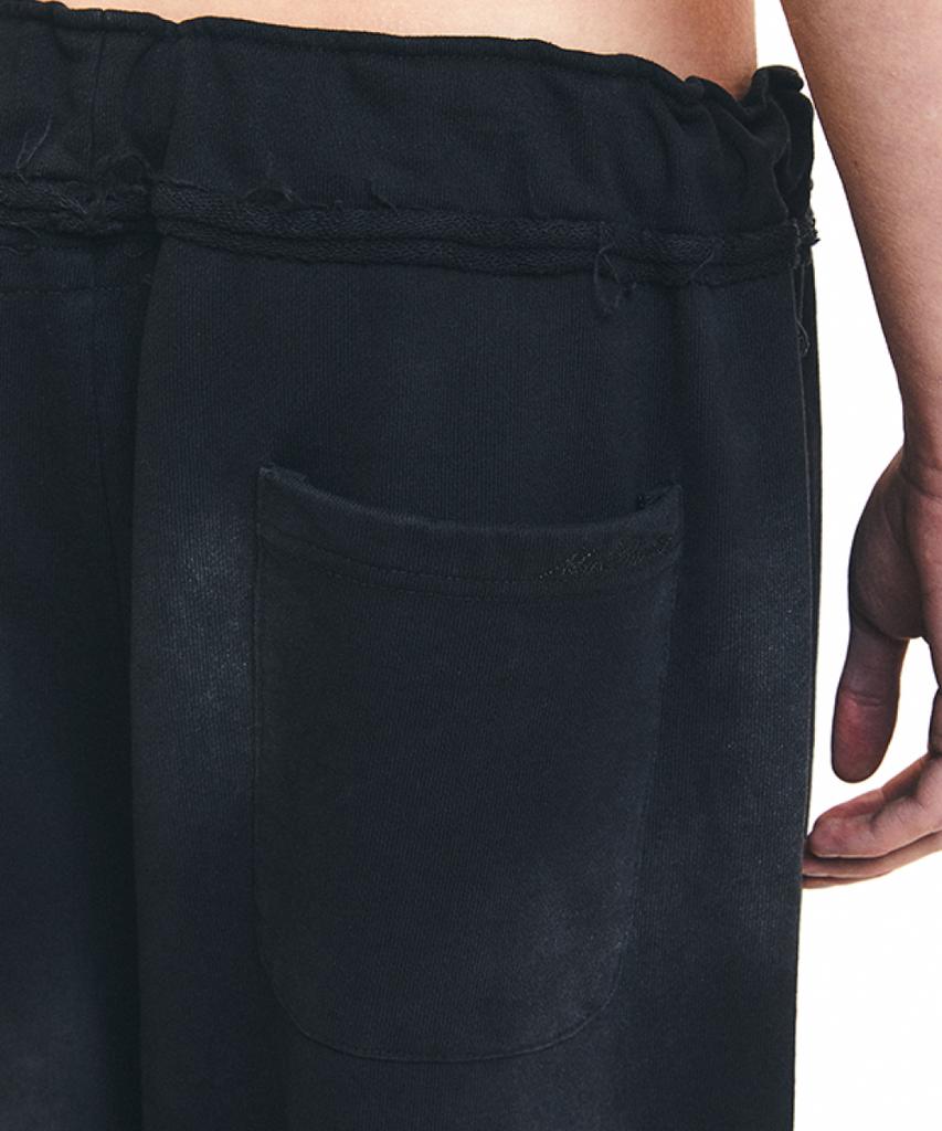 Leeolitiseu Washed Frayed Sweatpants