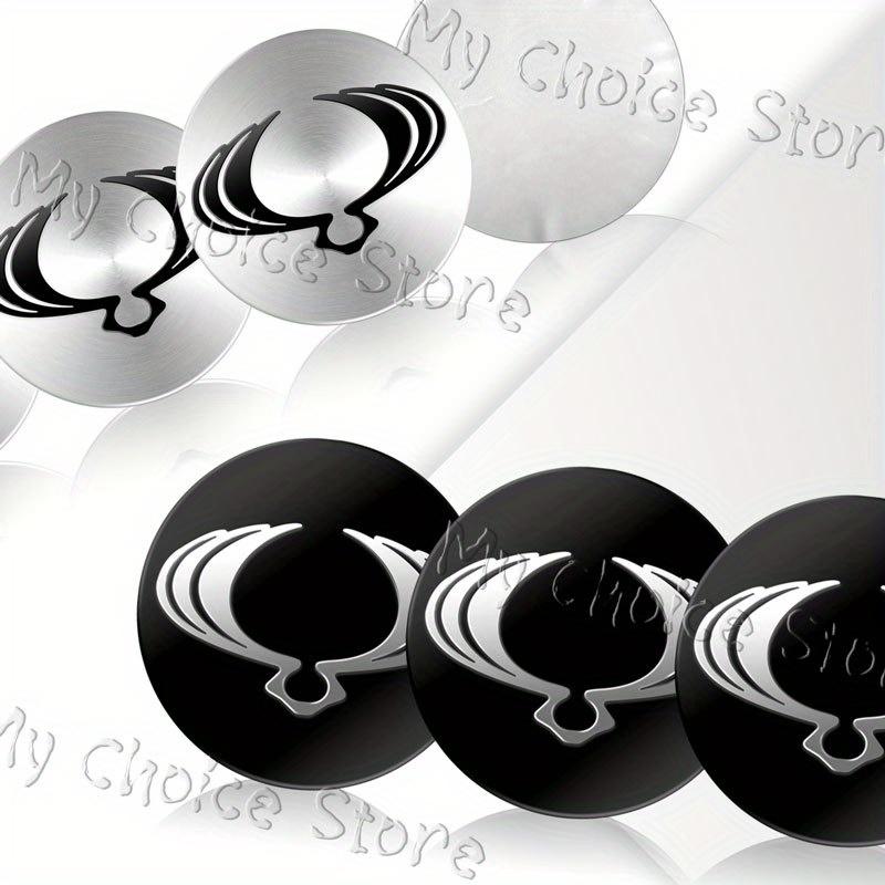 4Pcs 56mm Aluminum Car Styling Wheel Center Hub Caps Sticker For Ssangyong Korando Rexton 2 Tivolan Kyron Actyon Accessories AQ1F3