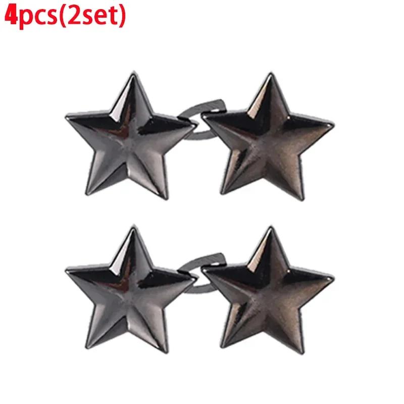 1/8 set Cataramă reglabilă pentru talie în formă de stea, buton pentru pantaloni de jeans, detașabil, din aliaj, pentru strângerea taliei, accesorii pentru îmbrăcăminte, instrument de cusut DIY