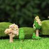Model Trees Micro Landscape Ornaments Mini Artificial Trees for Moss Micro-Landscapes And Potted Plants Realistic Resin Craft Decorations for Home