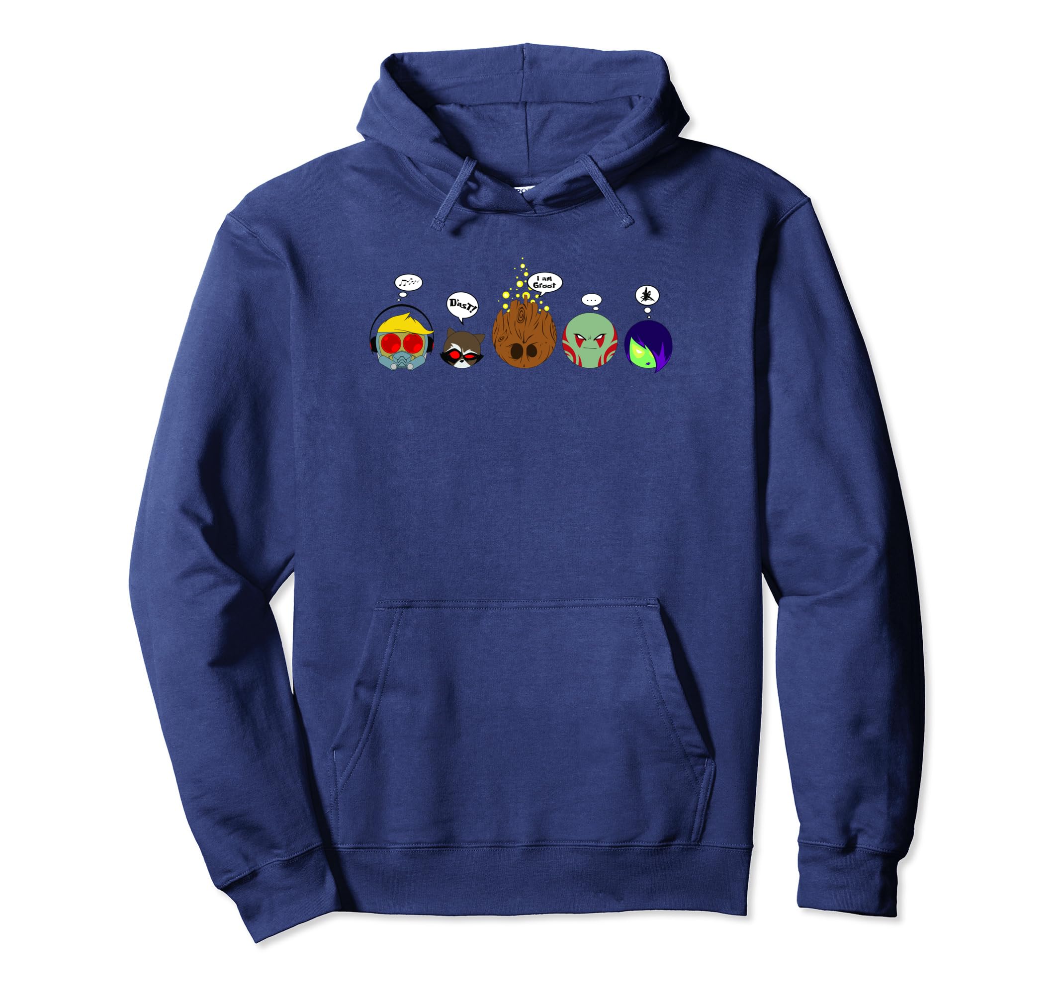 

Marvel Guardians of the Galaxy Classic Funny Chibi Head Hoodie