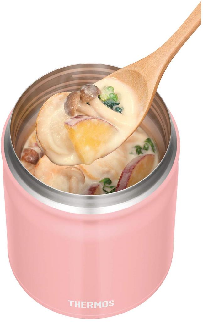 Thermos Vacuum Insulated Soup Light LP Jar, Pink, 400ml, JBT-400