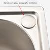 Tap Hole Cover Functional Style Sink Hole Blockers Modern Tap Hole Solution Convenient Kitchen Sink Hole Seal 2pcs/set