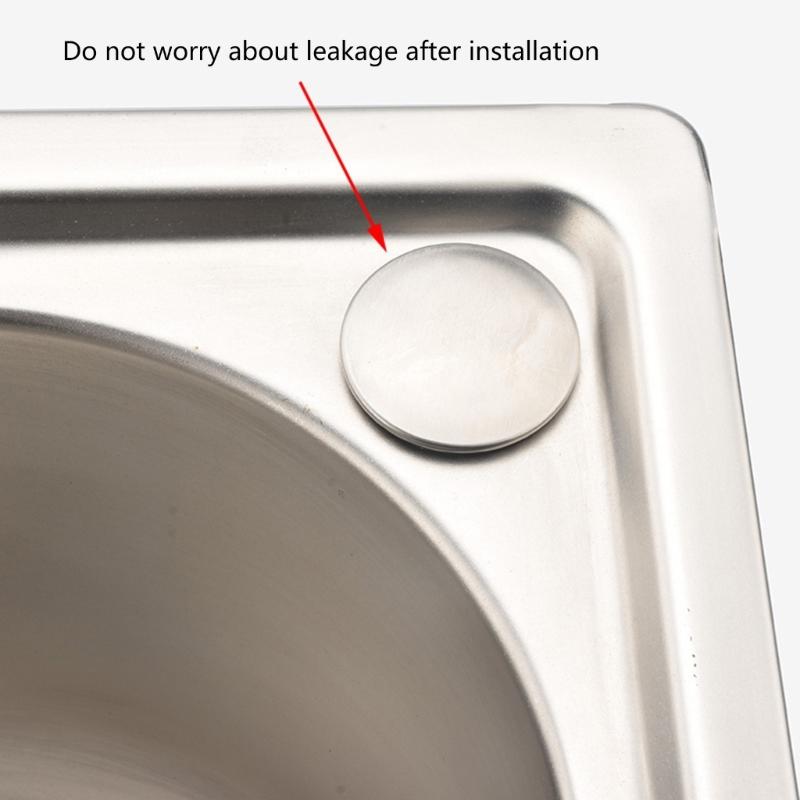 Tap Hole Cover Functional Style Sink Hole Blockers Modern Tap Hole Solution Convenient Kitchen Sink Hole Seal 2pcs/set