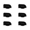 6Pcs Fixed Guitar Effect Pedal Pointer Chicken Head Knob Guitar Amplifier Effect Pedal Knobs Caps Easy To Install
