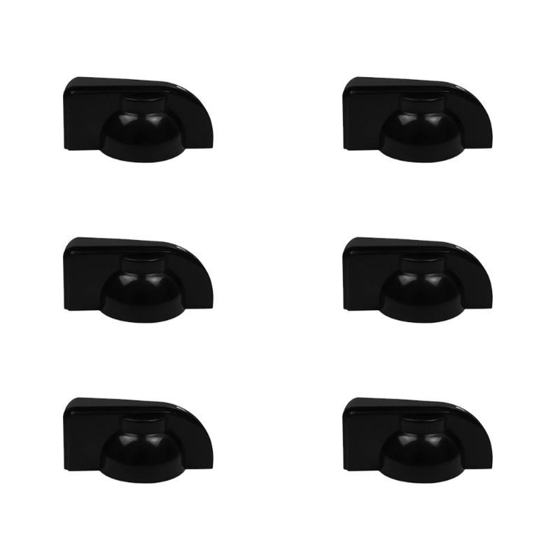 6Pcs Fixed Guitar Effect Pedal Pointer Chicken Head Knob Guitar Amplifier Effect Pedal Knobs Caps Easy To Install