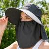 Sun Protections Meshes Fisherman Hat Hiking Outdoor Beach Cap Large Brims Sun Hat Men Women Breathable Fishing Cap