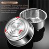 Water Resistant Food Steamer Rack Stainless Steel Steaming Tray Vegetable Drainer  Stock Pot