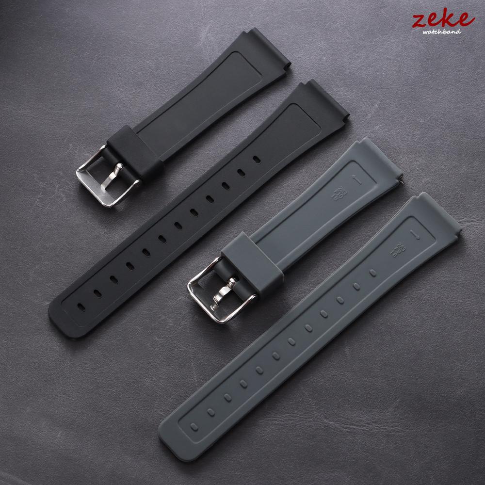 18mm Silikonový řemínek na hodinky pro Casio F91W W-800H SGW400 F91W F84 F105/108 A158/168 AE1200/1300 Náramek na hodinky Měkké pánské náramky na zápěstí