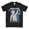 METALLICA And Justice For All Nowa Ciężka Bawełna Czarna Unisex Rozmiar S-4XL Koszulka Unisex