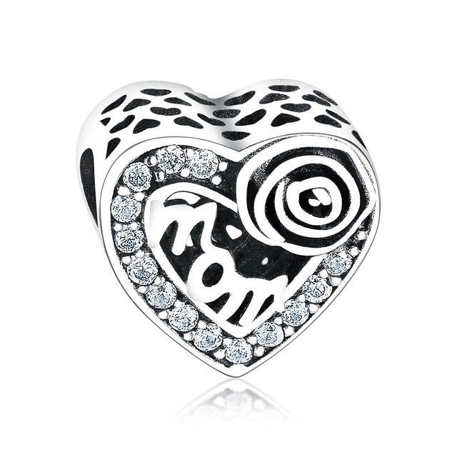 New Mother'S Day Crown Charm Fit Original Bracelet Shining Bead Diy Women Jewelry Giftcopper Trinket Jewelry Party Gift