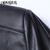 Caesar Men's Genuine Leather Lapel Jacket KS88873