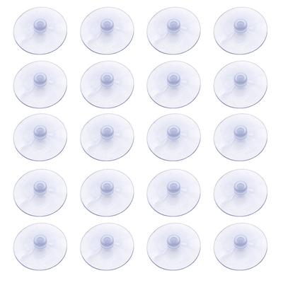 20 Pieces Mushroom Sucker 3cm PVC Suction Cups Without Hooks Window Storage Keys Disc Bathroom Refrigerator Decor
