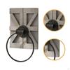 Towel Wall Mount Decorative Retro Accessories Bar Easy Installation for Kitchen Entrance