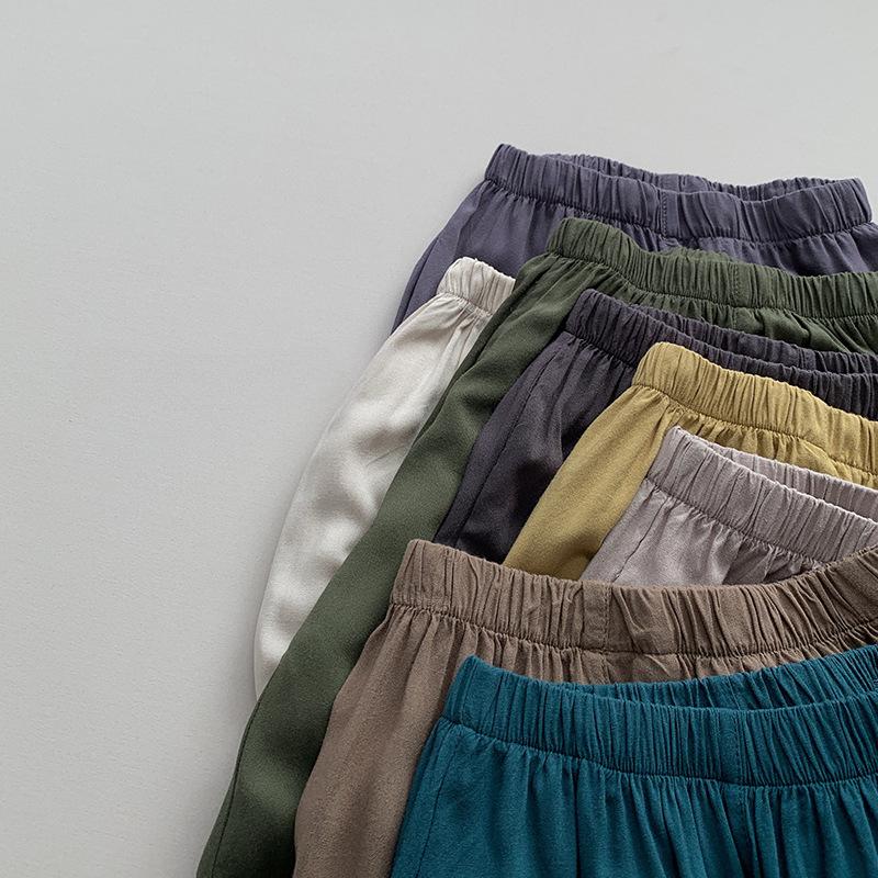 Children's Mosquito Pants Summer Boys' and Girls' Pants Japanese Korean Loose Wide Leg Pants Children's Clothing