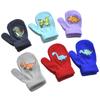 1 Paar Cartoon Anti-Greif Warme Handschuhe Schutz Baby Fäustling Niedlich Unisex Mädchen Junge Niedlich Kawaii Dinosaurier Neugeborenes Liebesgesicht