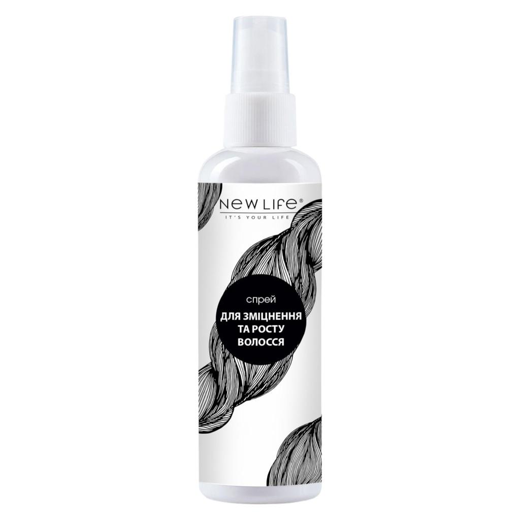 Spray For Hair Strengthening and Growth Natural Cosmetics New Life