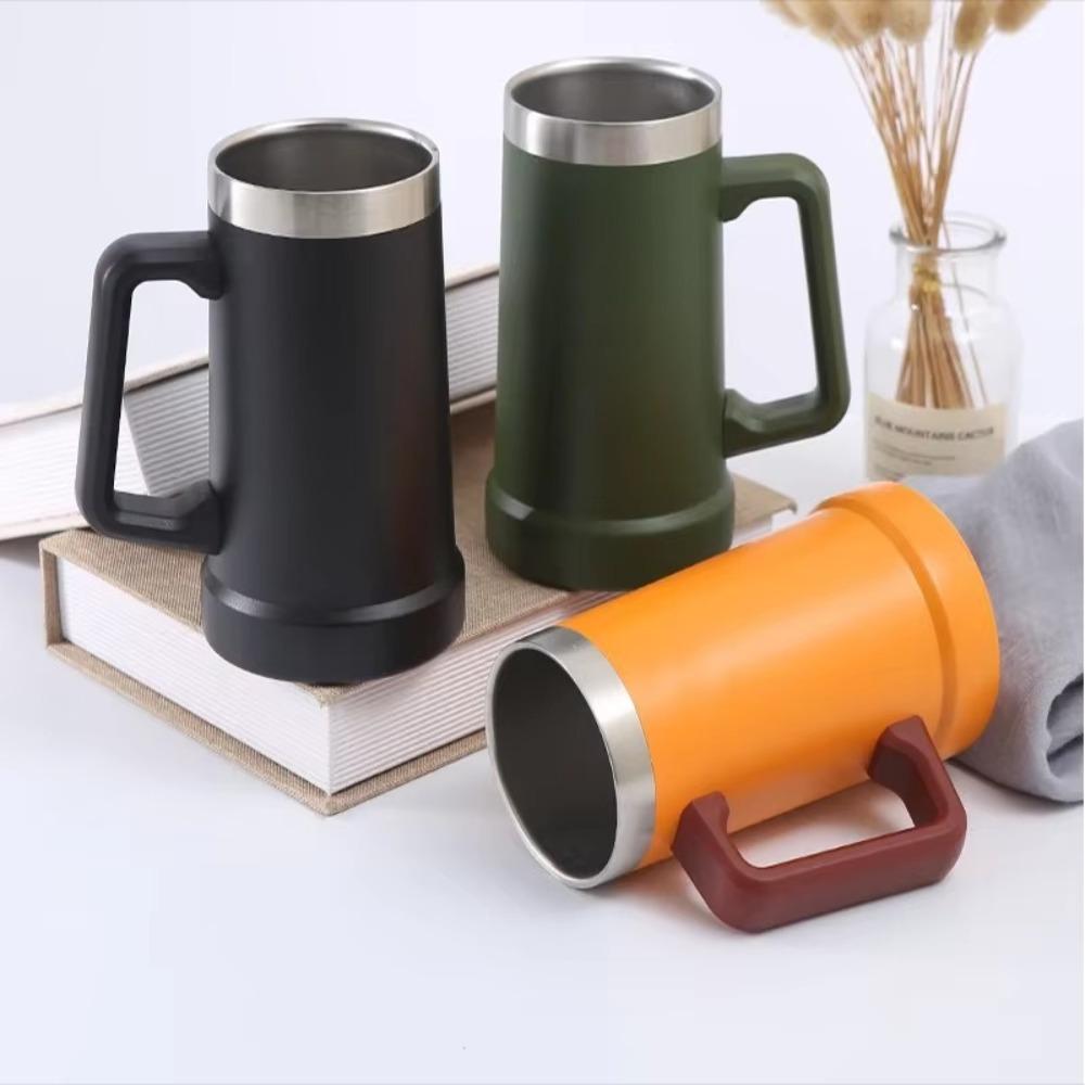

710ml Water Cup Stainless Steel Beer Cup Portable Thermal Mug темно-синього кольору