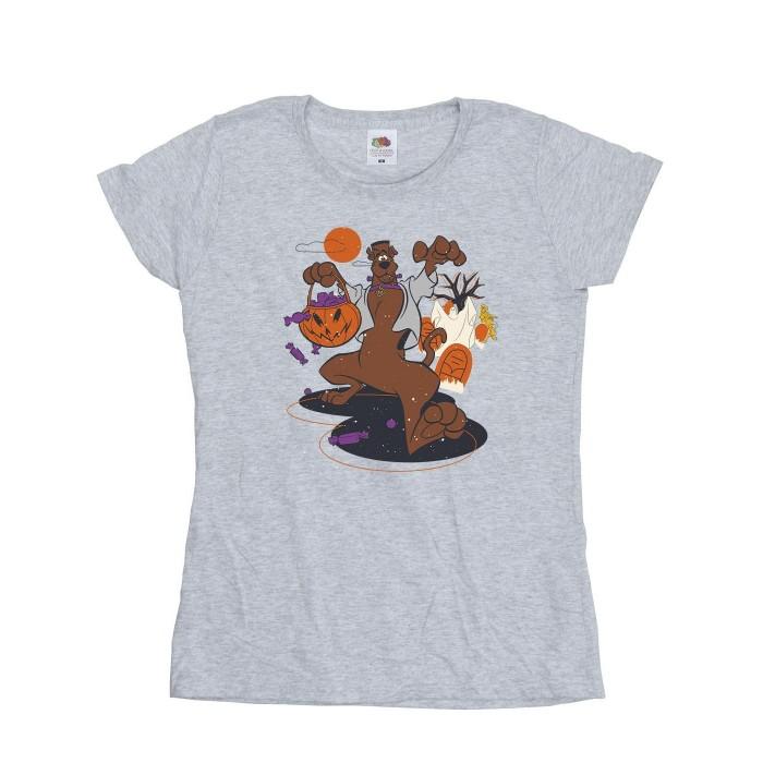 Scooby Doo Womens/Ladies Monsters Pumpkin T-Shirt